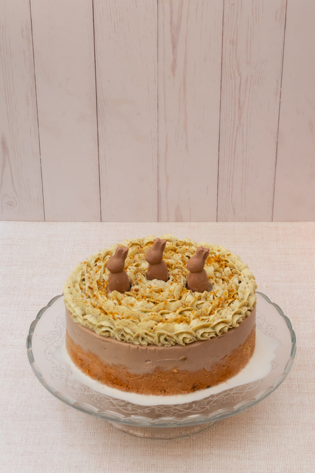 No Me Olvides pistache 20cm (12-16 porciones)